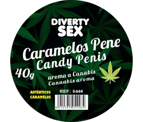 DIABLO GOLOSO - 20 PENIS CANDIES CANNABIS AROMA