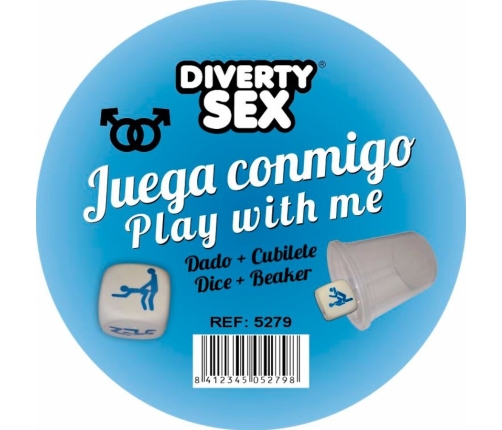 DIABLO PICANTE - WHITE HARD DICE WITH MEN POSITIONS AND CUBE