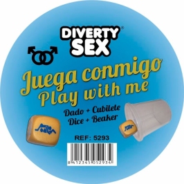 DIABLO PICANTE - GOLDEN HARD DICE WITH MEN POSITIONS AND CUBE DIABLO PICANTE - GOLDEN HARD DICE WITH MEN POSITIONS AND CUBE