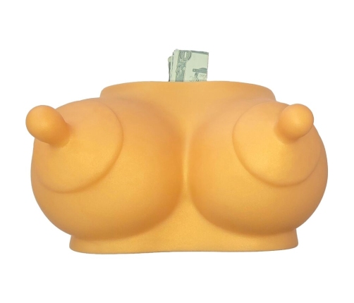 DIABLO PICANTE - PIGGY BANK IN THE SHAPE OF BOOBS GOLDEN TONE