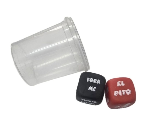 DIABLO PICANTE - DICE GAME VERB + BODY PART WITH CUP