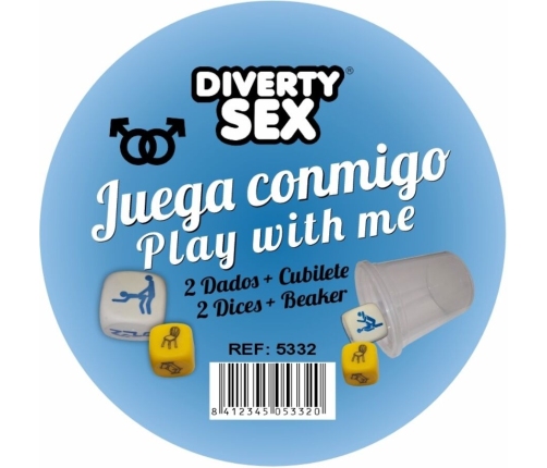 DIABLO PICANTE - DICE GAME PLACE + POSITIONS FOR MEN WITH CUP