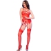 CHILIROSE - CR 4879 CROTCHLESS BODYSUIT RED XL