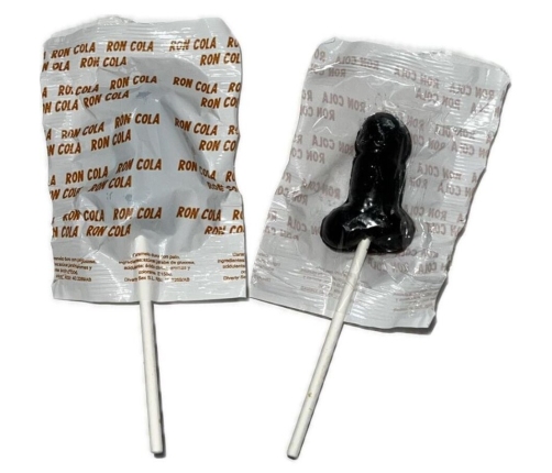 DIABLO GOLOSO - 1 PENIS LOLLIPOP RON COLA FLAVOR 10% ALCOHOL
