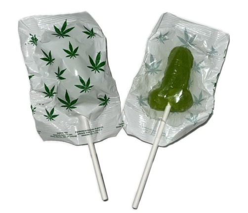 DIABLO GOLOSO - 1 PENIS LOLLIPOP CANNABIS AROMA