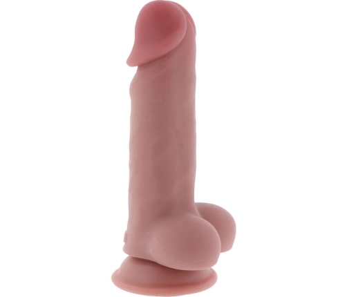 GET REAL - DELUXE REALISTIC PENIS WITH TESTICLES EXTRA THICK 17 CM
