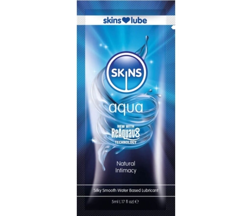SKINS - AQUA WATER-BASED LUBRICANT SINGLE-DOSE 5 ML