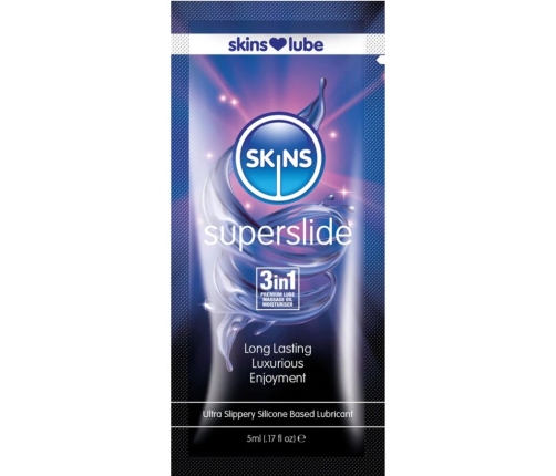 SKINS - SUPERSLIDE SILICONE-BASED LUBRICANT SINGLE-DOSE 5 ML