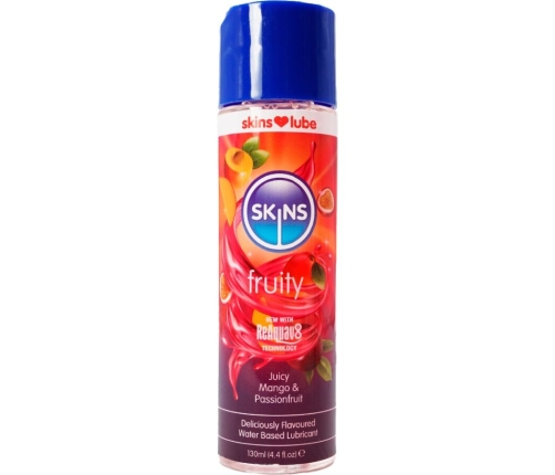 SKINS - FRUITY WATER-BASED LUBRICANT MANGO & PASSION FRUIT 130 ML