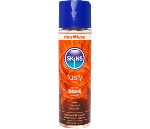 SKINS - TASTY WATER-BASED LUBRICANT SALTED CARAMEL 130 ML