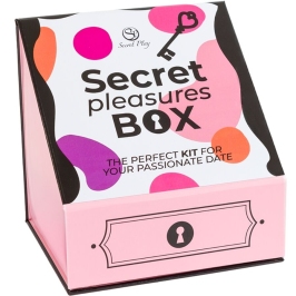 SECRET PLAY - PLEASURES BOX FOR COUPLES: DICE + VIBRATING BULLET + FEATHER PEN SECRET PLAY - PLEASURES BOX FOR COUPLES: DICE + VIBRATING BULLET + FEATHER PEN