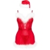 LIVCO CORSETTI FASHION - AGETHE LC 90607 CHEMISE + THONG + CHRISTMAS HAT L/XL