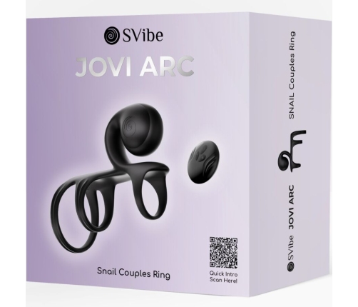 SNAIL VIBE - JOVI ARC COUPLE RING REMOTE CONTROL BLACK
