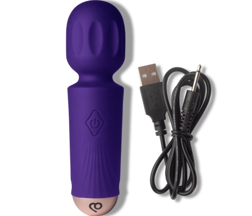 ROCKS-OFF - MINI RECHARGEABLE WAND 16 FUNCTIONS VIOLET DREAM