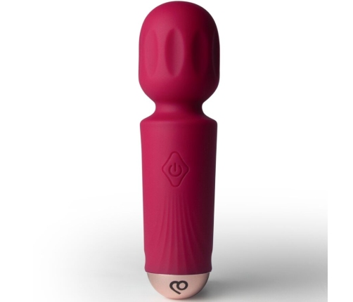 ROCKS-OFF - MINI RECHARGEABLE WAND 16 FUNCTIONS AZALEA RED