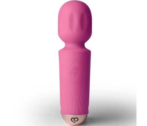 ROCKS-OFF - MINI RECHARGEABLE WAND 16 FUNCTIONS PEONY PINK