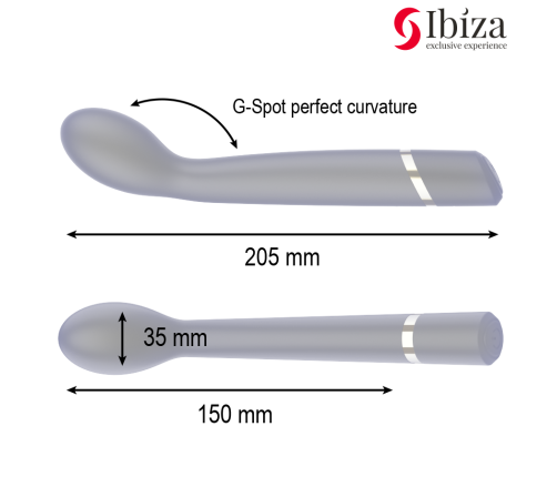 IBIZA - G-SPOT VIBRATOR 10 VIBRATIONS RECHARGEABLE