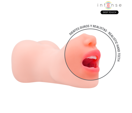 INTENSE DEEP TOUCH - RILEY DOUBLE MOUTH & VAGINA MASTURBATOR