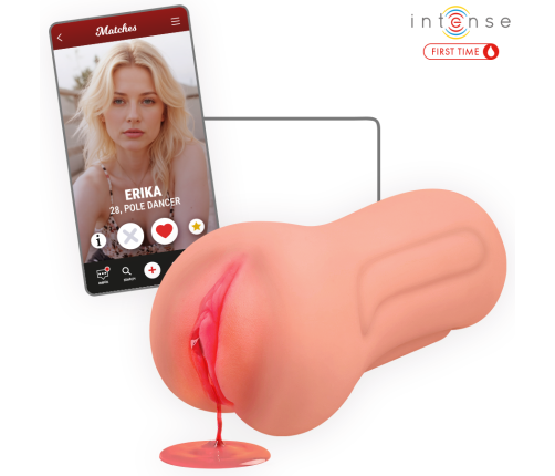 INTENSE FIRST TIME - ERIKA VIRGIN MASTURBATOR WITH BLEEDING