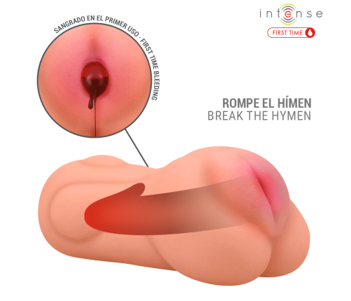 INTENSE FIRST TIME - SOPHIE VIRGIN MASTURBATOR WITH BLEEDING