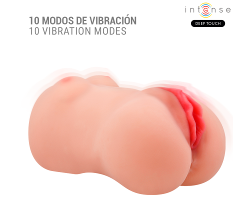 INTENSE DEEP TOUCH - CATHERINE VIBRATOR & SUCTION MASTURBATOR WITH VOICE