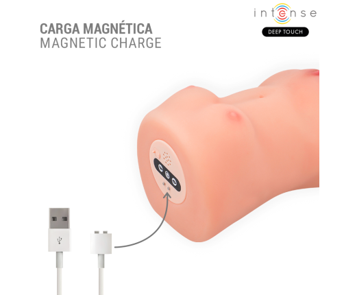 INTENSE DEEP TOUCH - CATHERINE VIBRATOR & SUCTION MASTURBATOR WITH VOICE