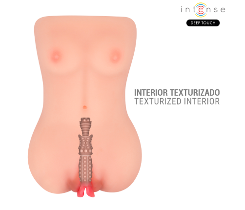 INTENSE DEEP TOUCH - CATHERINE VIBRATOR & SUCTION MASTURBATOR WITH VOICE