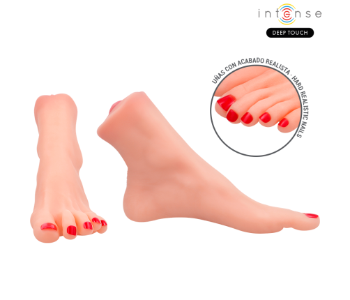 INTENSE DEEP TOUCH - GABBIE TWO-PIECE FOOT-SHAPED MASTUBADOR