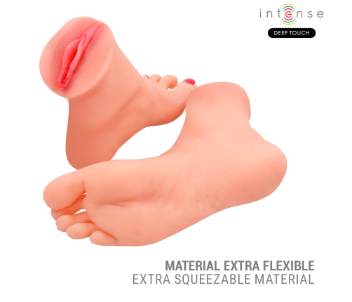INTENSE DEEP TOUCH - GABBIE TWO-PIECE FOOT-SHAPED MASTUBADOR