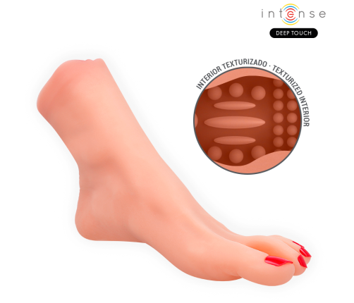INTENSE DEEP TOUCH - GABBIE TWO-PIECE FOOT-SHAPED MASTUBADOR
