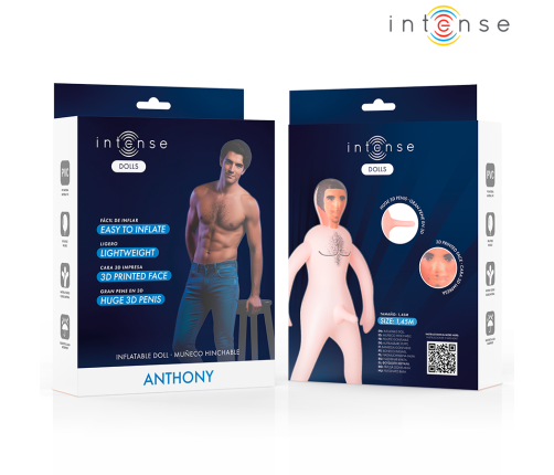 INTENSE DOLLS - ANTHONY INFLATABLE DOLL WITH 3D PENIS