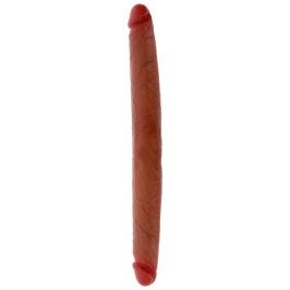 GET REAL - DOUBLE-ENDED SILICONE DILDO CARAMEL 40 CM GET REAL - DOUBLE-ENDED SILICONE DILDO CARAMEL 40 CM