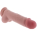 GET REAL - PENE REALÍSTICO DELUXE CON TESTÍCULOS EXTRA GRUESO 28 CM