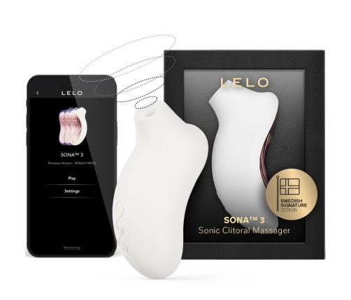 LELO - SONA 3 MASAJEADOR SÓNICO DE CLÍTORIS BLANCO