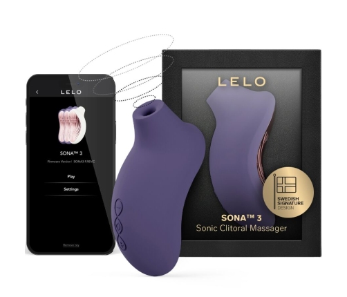 LELO - SONA 3 SONIC CLITORAL MASSAGER CYBER PURPLE