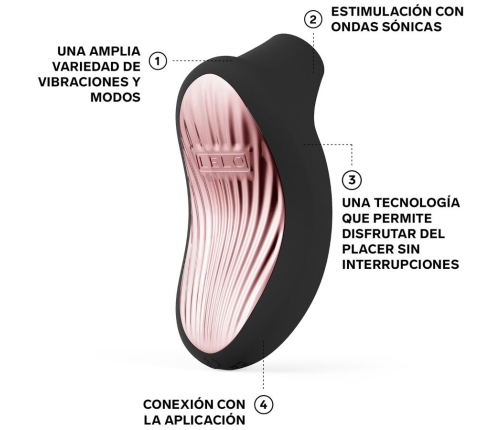 LELO - SONA 3 CRUISE SONIC CLITORAL MASSAGER BLACK