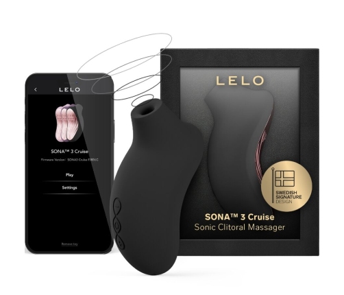 LELO - SONA 3 CRUISE SONIC CLITORAL MASSAGER BLACK