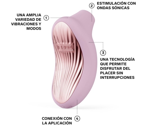 LELO - SONA 3 CRUISE SONIC CLITORAL MASSAGER SOFT PINK