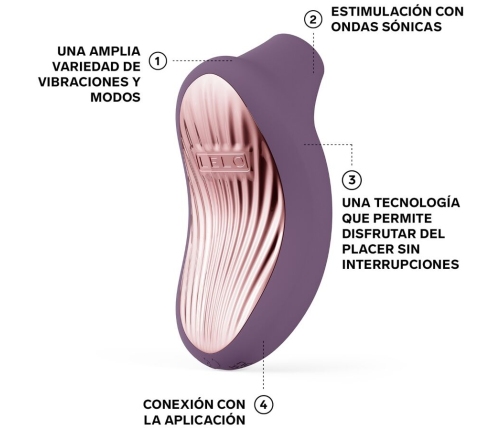 LELO - SONA 3 CRUISE MASAJEADOR SÓNICO DE CLÍTORIS VIOLETA