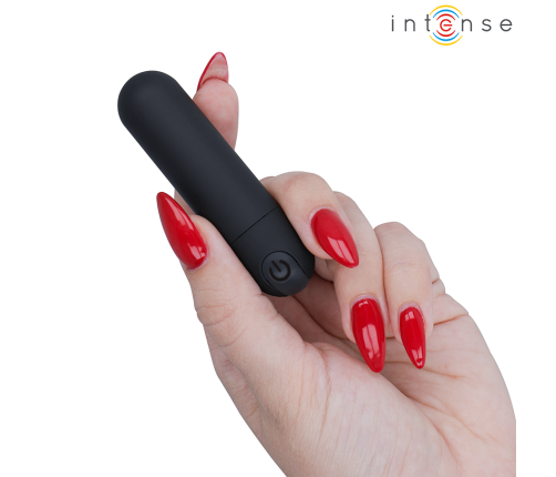 INTENSE - KAREN MINI RECHARGEABLE VIBRATING BULLET BLACK