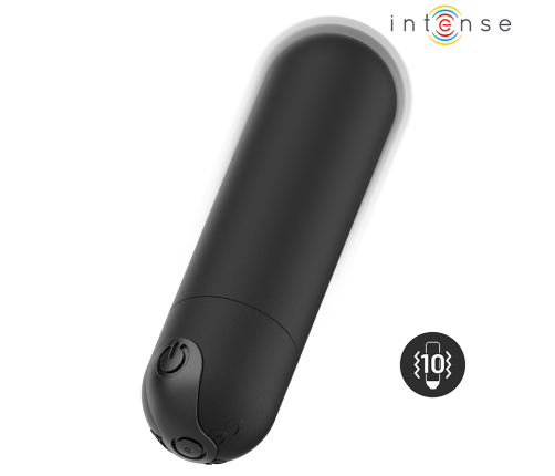 INTENSE - KAREN MINI RECHARGEABLE VIBRATING BULLET BLACK