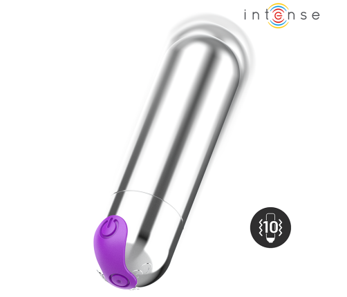 INTENSE - KAREN MINI RECHARGEABLE VIBRATING BULLET SILVER