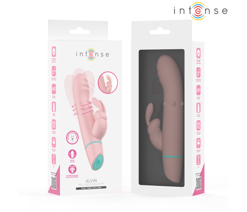 INTENSE - ALVIN RABBIT STIMULATOR & ROLLING VIBRATOR + OSCILLATING