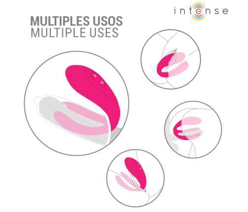 INTENSE - JULIA DOUBLE VIBRATOR CLAMP STIMULATOR REMOTE CONTROL