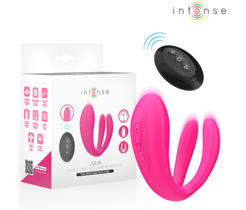 INTENSE - JULIA DOUBLE VIBRATOR CLAMP STIMULATOR REMOTE CONTROL