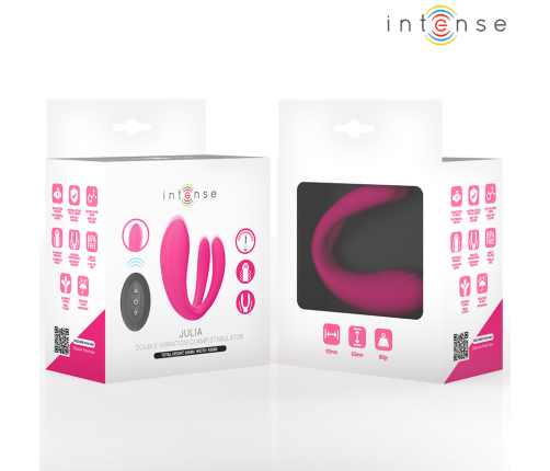 INTENSE - JULIA DOUBLE VIBRATOR CLAMP STIMULATOR REMOTE CONTROL