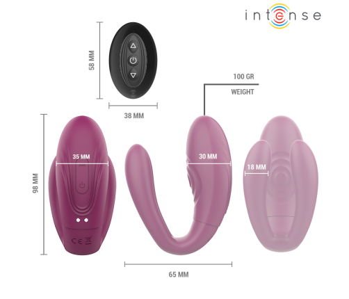 INTENSE - SANDRA TAPPING AND VIBRATION CLAMP STIMULATOR REMOTE CONTROL