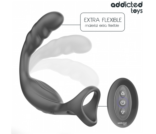 ADDICTED TOYS - DUAL PROSTATIC COCK RING REMOTE CONTROL