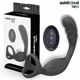 ADDICTED TOYS - DUAL PROSTATIC COCK RING REMOTE CONTROL ADDICTED TOYS - DUAL PROSTATIC COCK RING REMOTE CONTROL