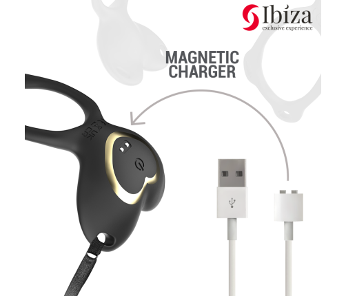 IBIZA - HEART PANTY COUPLE VIBRATOR REMOTE CONTROL